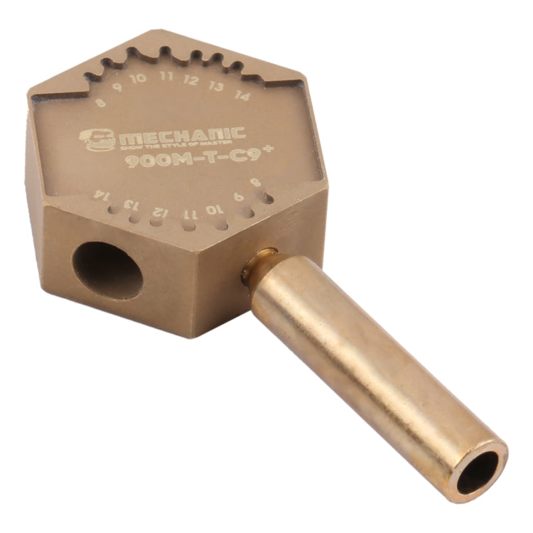 Piattaforma di lavoro riscaldante universale in miniatura Mechanic C9+ per stazione di saldatura T12 / 936 / 210 / 245, Mechanic C9+ Piattaforma di lavoro riscaldante universale in miniatura Mechanic C9+ per stazione di saldatura T12 / 936 / 210 / 245, Mechanic C9+